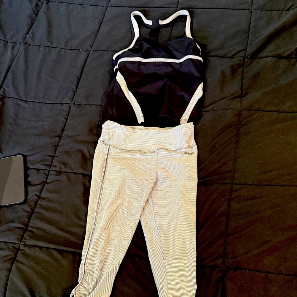 Black and White Women's  top and bottom combination by Bebe